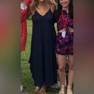 Abbeline long blue dress